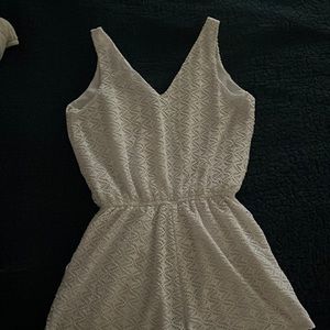 White Lace Romper by Aqua Nordstrom Medium NWOT